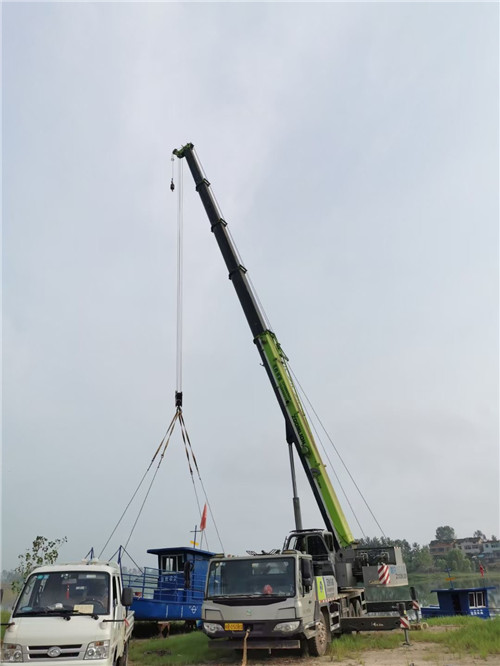 振兴区桥梁建设吊装案例